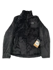 The North Face Jacket Womens Medium Black Osito Fleece Full Zip Soft Plush
