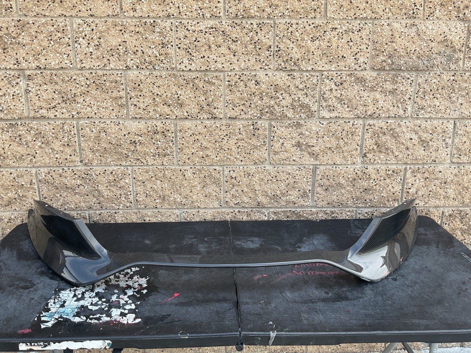 2012 2014 2016 2018 ASTON MARTIN VANQUISH FRONT BUMPER SPLITTER OEM USED