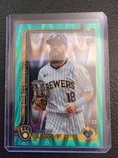 2025 Topps Chrome Drew Avans USC47 Green Refractor 147/199