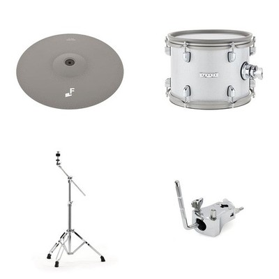 EFNOTE 5 Expansion Pack 16'' Cymbal w/Stand, 11  Tom w/Mount