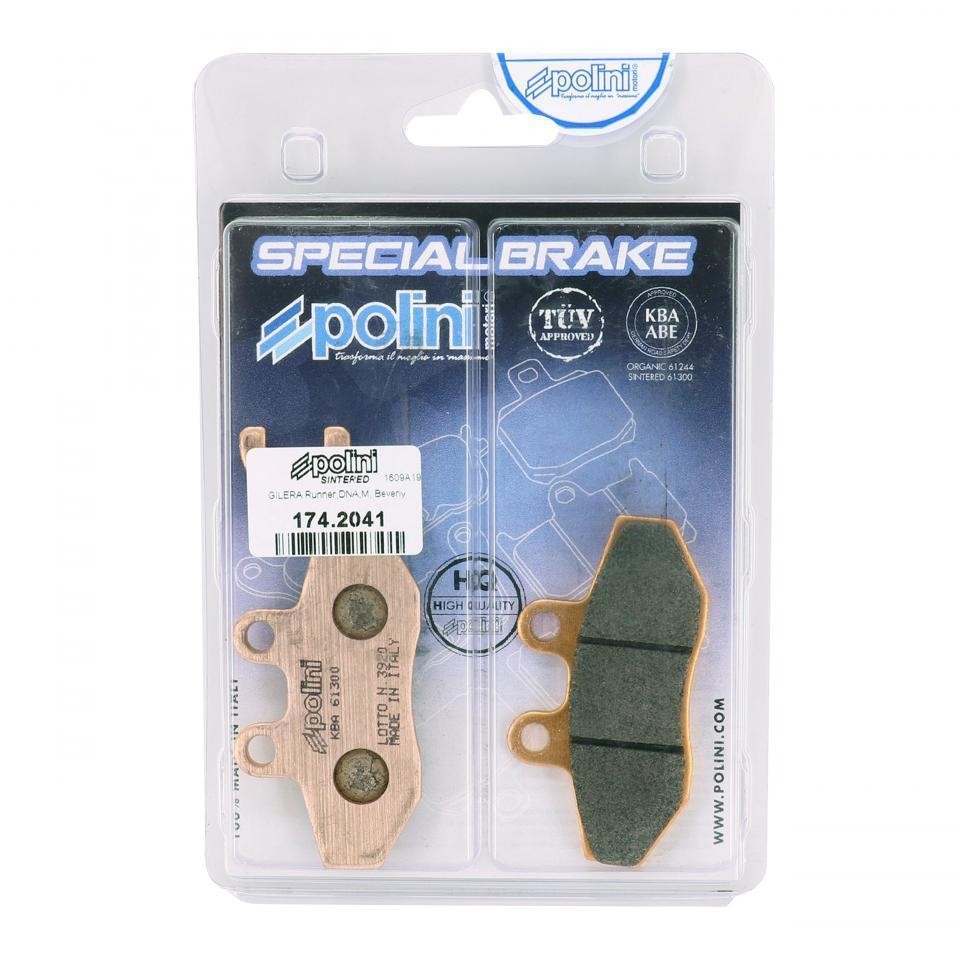 Plaquette de frein Polini au mordant thermique pour Aprilia SR Max 300