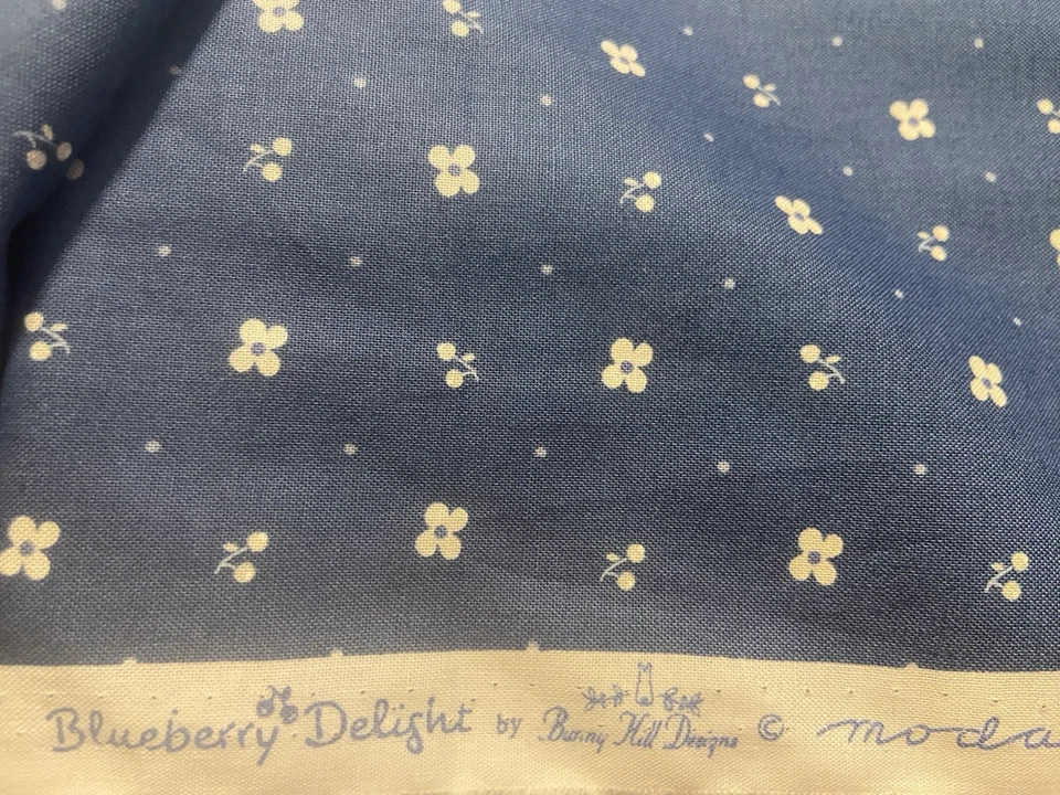 Blueberry Deslight By Bunny Hill Designs For Moda. BTHY - Image 2 of 2