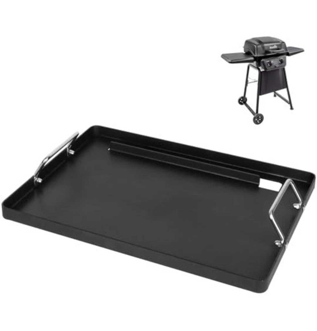 Full-Size Griddle Inserts for Charbroil Classic 280 2 Burner Grill Carbon Steel