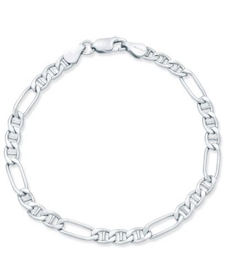 Giani Bernini Figaro Kette Armband in Sterlingsilber 7,5'' Macys exklusiv