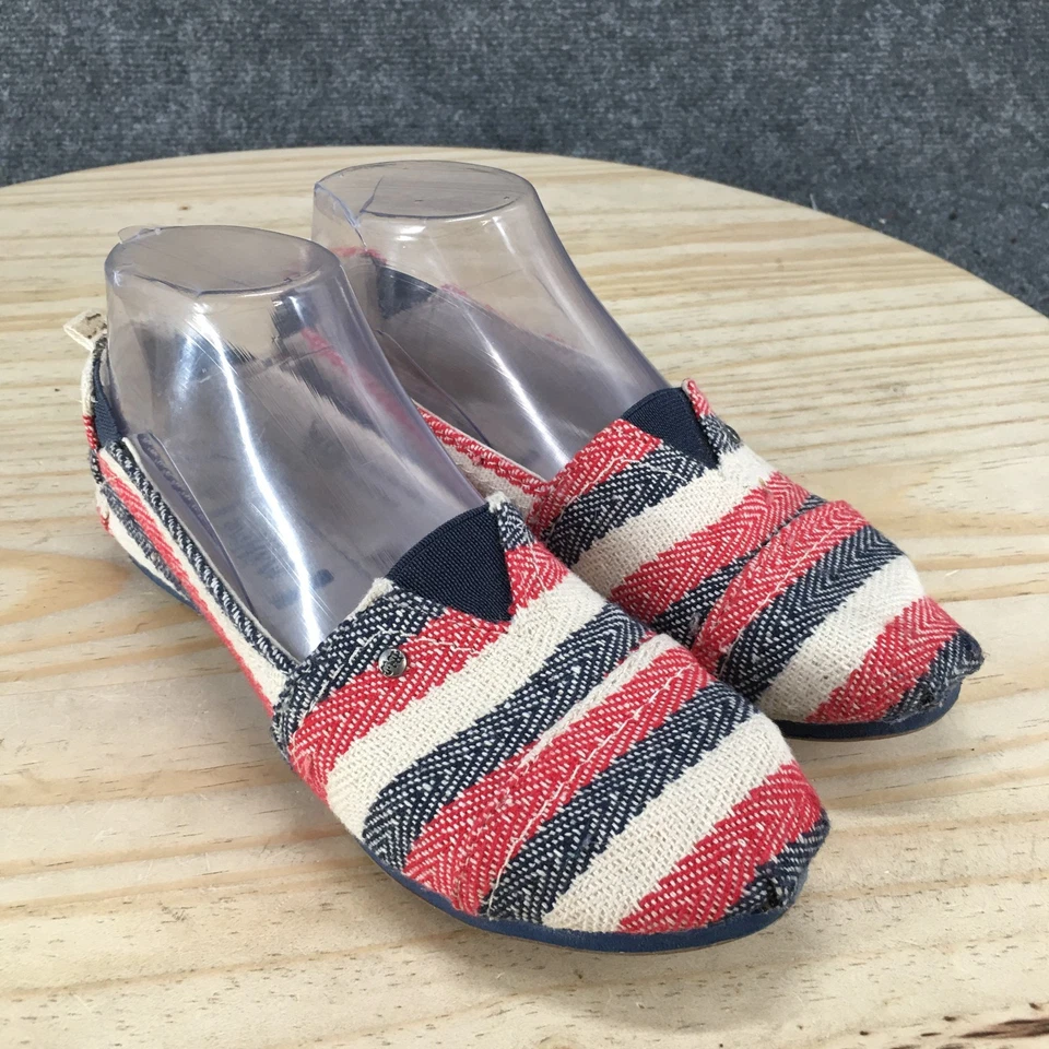 Mad Love Shoes Womens 6 Slip On Flats Multicolor Comfort Round Toe Low Top - Image 3 of 4