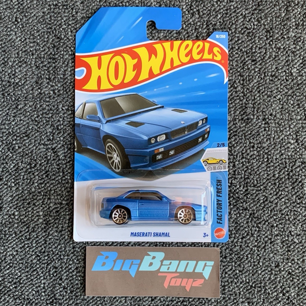 Hot Wheels Maserati Shamal Blue #16 Mainline 2026 Case A/B (In