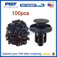 100 Pcs Clips Fastener Bumper Hood Fender Splash Guard Retainer For Honda Acura 100 Pcs Clips Fastener Bumper Hood Fender Splash Guard Retainer For Honda Acura