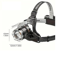 Lampe Frontale LED Très Lumineuse Avec Détecteur De Mouvement USB Rechargeable