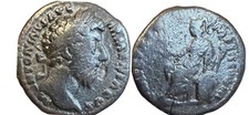Marcus Aurelius Denarius. Rome, Dec AD 164 to Aug AD 165.