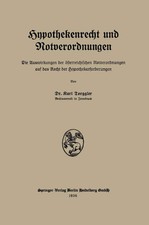Karl Torggler | Hypothekenrecht und Notverordnungen | Taschenbuch | Deutsch | iv