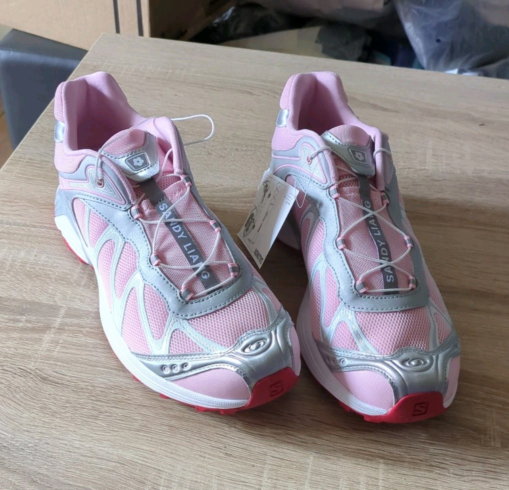 Salomon x Sandy Liang XT Whisper UK 10 5 argento EUR 45 1 3