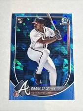 2025 Bowman Chrome Sapphire Edition Drake Baldwin Rookie RC SP Braves Pack Fresh