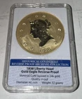 1838 Liberty Head $10 Gold Eagle Reverse Proof Coin 40mm American Mint LE Set