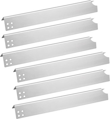 6 PCS Heat Plate For Brinkmann 8106680S BBQ Shield 15 1/16x2 5/16 Inch