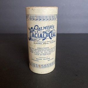 Palmer’s Facial Meal (almond Meal) Cardboard Container  - Partially Full