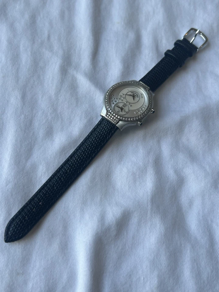 Reloj philip stein cara redonda madreperla bisel diamante Foto 2 de 4