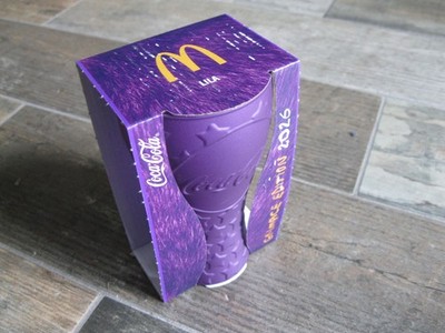 Neu & OVP  McDonald's Coca-Cola 2026 Limitierte Edition lila Grimace Glas