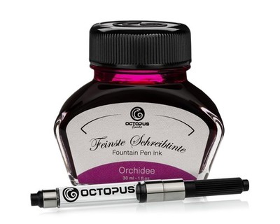 Füllhaltertinte Schreibtinte Füllertinte Orchidee 30ml mit Tinten-Konverter