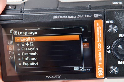 Sony Alpha a5000 16-50mm [ English Menu ] SC:286 Wi-Fi Selfie
