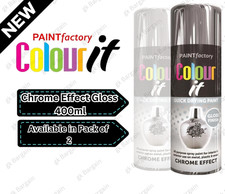 Chrome Effect  All-Purpose  Spray Paint 400ml – Quick Dry All Purpose Pack of 2