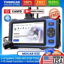 🔥2025 MUCAR 632 Auto OBD2 Scanner Engine ABS SRS SAS AT EPB AI Diagnostic Tool