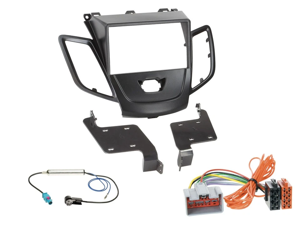 JVC USB Bluetooth 2DIN DAB MP3 Autoradio für Ford Fiesta 08-10 schwarz - Bild 3 von 4