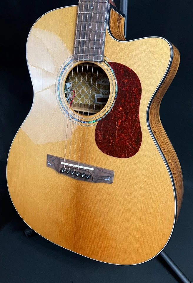 Акустическая электрогитара Cort Gold-OC6 Bocote концертный вырез глянцевая натуральная - Изображение 4 из 4