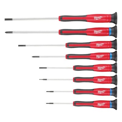 Milwaukee Milwaukee Precision Screwdriver Set 8Pc