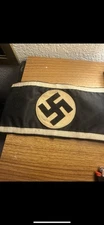 Black WW2 German Party Armband Supposedly Worn In Reinhard Heydrich’s Funeral.