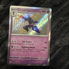 Pokémon Ceruledge SV: Paldean Fates 162/091 Shiny Rare  on eBay