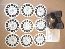 Vintage Sawyers View Master 3-D Viewer 9 Reels Niagra Falls, Fairy Tales