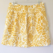 NWT Ann Taylor LOFT Yellow Ocre A line Skirt SZ 00