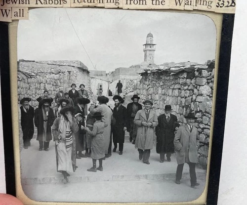 10 Early 1900s Lantern Slide Photographs Holy Land ( American Colony Vestor ??)