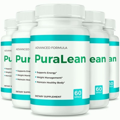 (5 Pack) PuraLean Capsules for Weight loss, Pura Lean Fat-Burning Formula