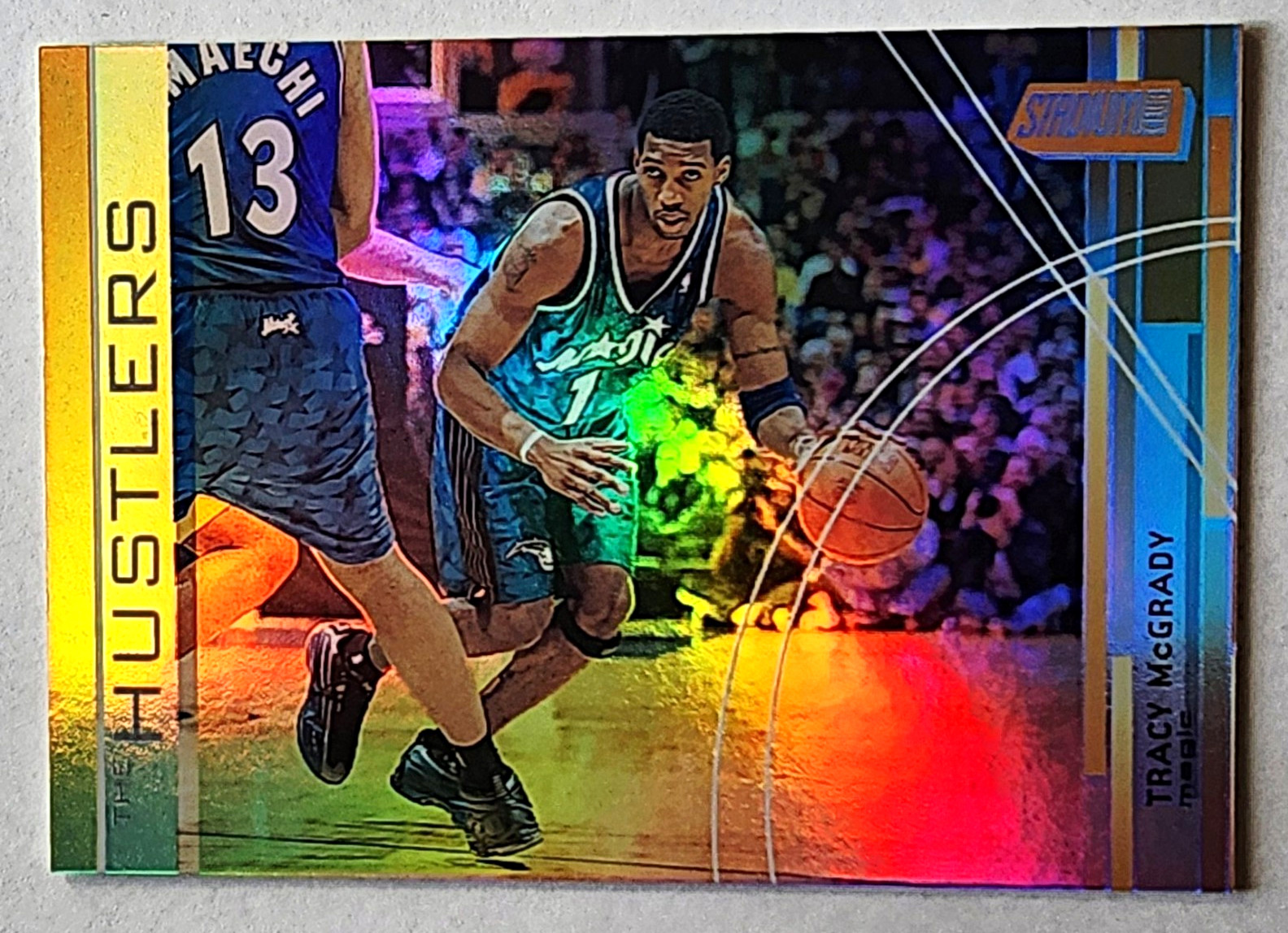 Topps 2002-03 Stadium Club The Hustlers Insert Tracy McGrady #H19 Magic