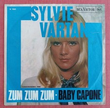 45 Tours 2 Titres SYLVIE VARTAN " ZUM ZUM ZUM " BABY CAPONE "1968 . BE .Testé.