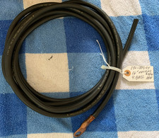 16' Length- 4 AWG Stranded Copper Prestoflex Welding Cable Black 600V NOS