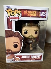 Funko Pop! Vinilo: El planeta de los simios - John Brent #1865 con protector