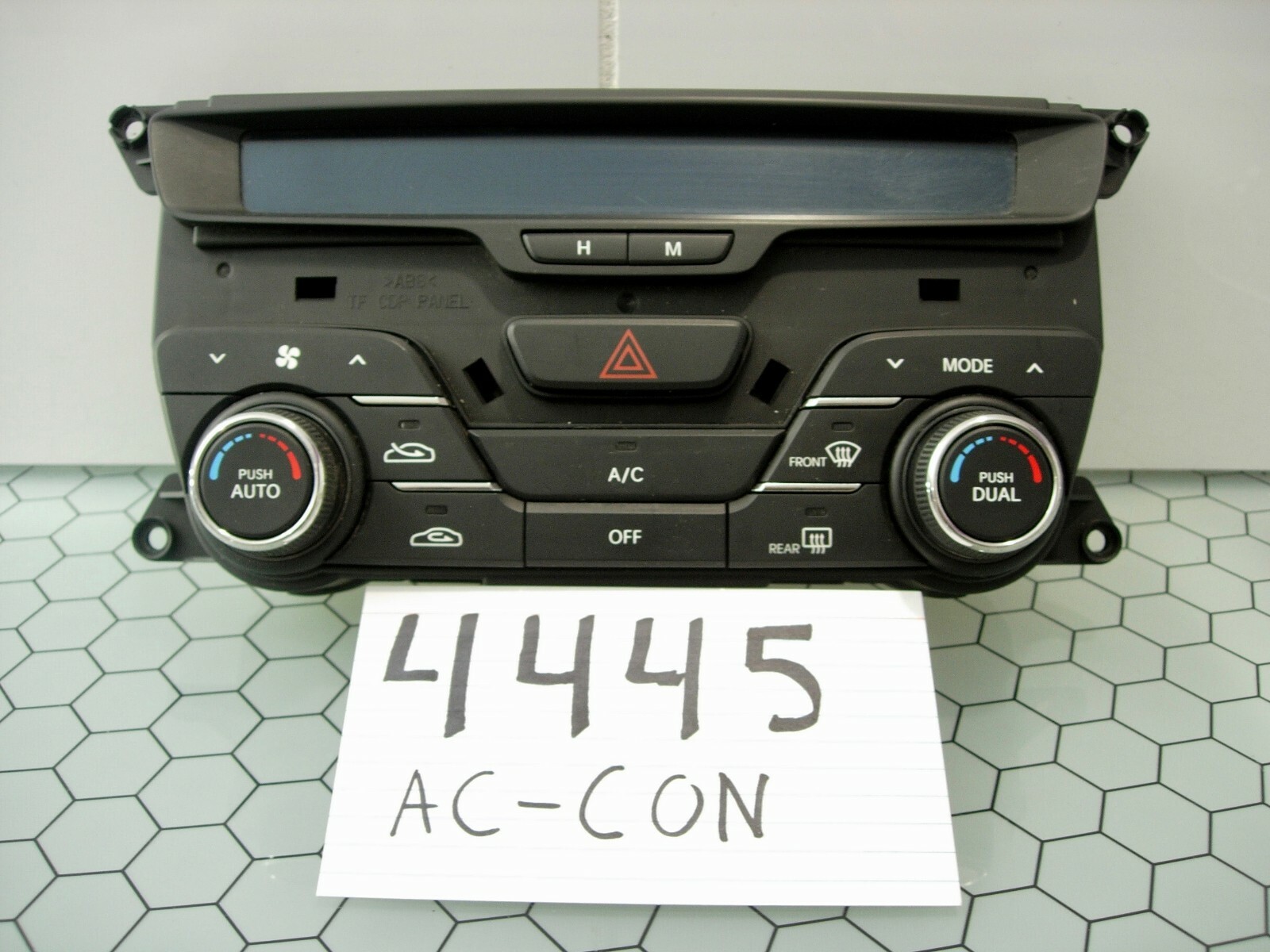 2012 2013 Kia Optima AC and Heater Control Used Stock #4445-AC