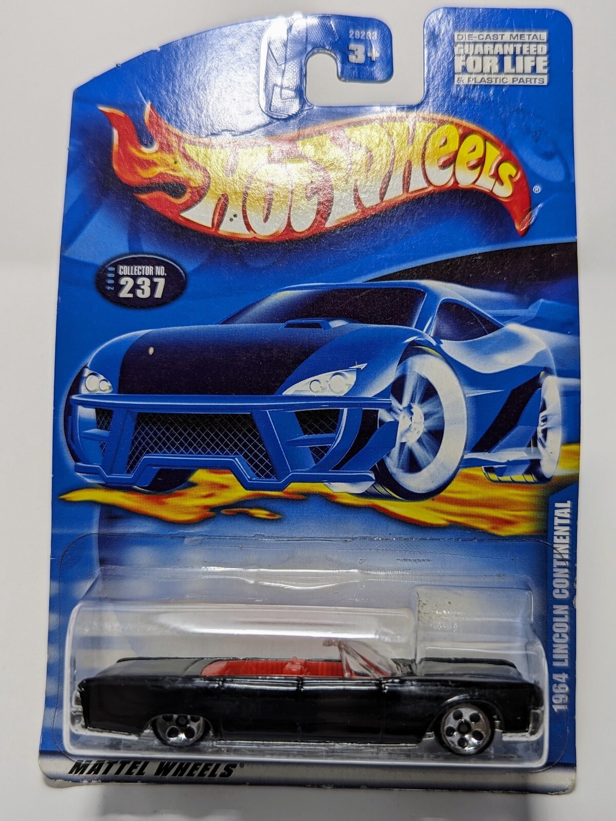 2000 Hot Wheels 1964 Lincoln Continental  #237 Black