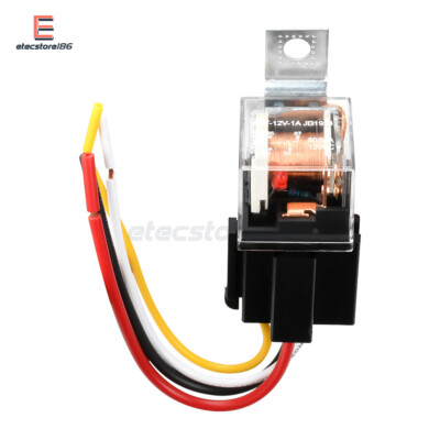 12/24V 80A 4/5-pin Automotive Relay with Harness Socket Waterproof Relay JD1914