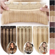 Clip In 100 THICK Remy Human Hair Extensions One Piece Weft Full Head CLEARANCE