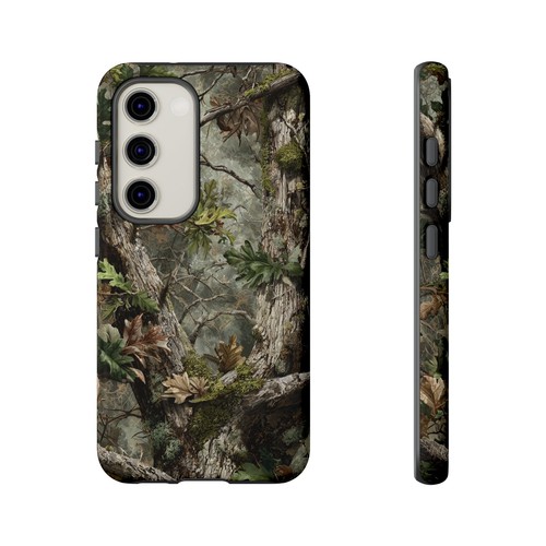 Pour iPhone | Samsung Galaxy | Coque téléphone Pixel - Feuilles de chêne mousse chasse camouflage - Photo 190 sur 255