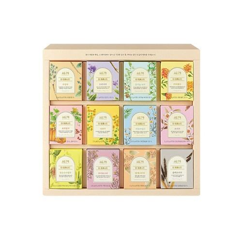 Ssanggye Tea Gift set / Tea Forest Dozen 12 Kinds 60 Tea Bags /Regular Tea Bag - Picture 7 of 8