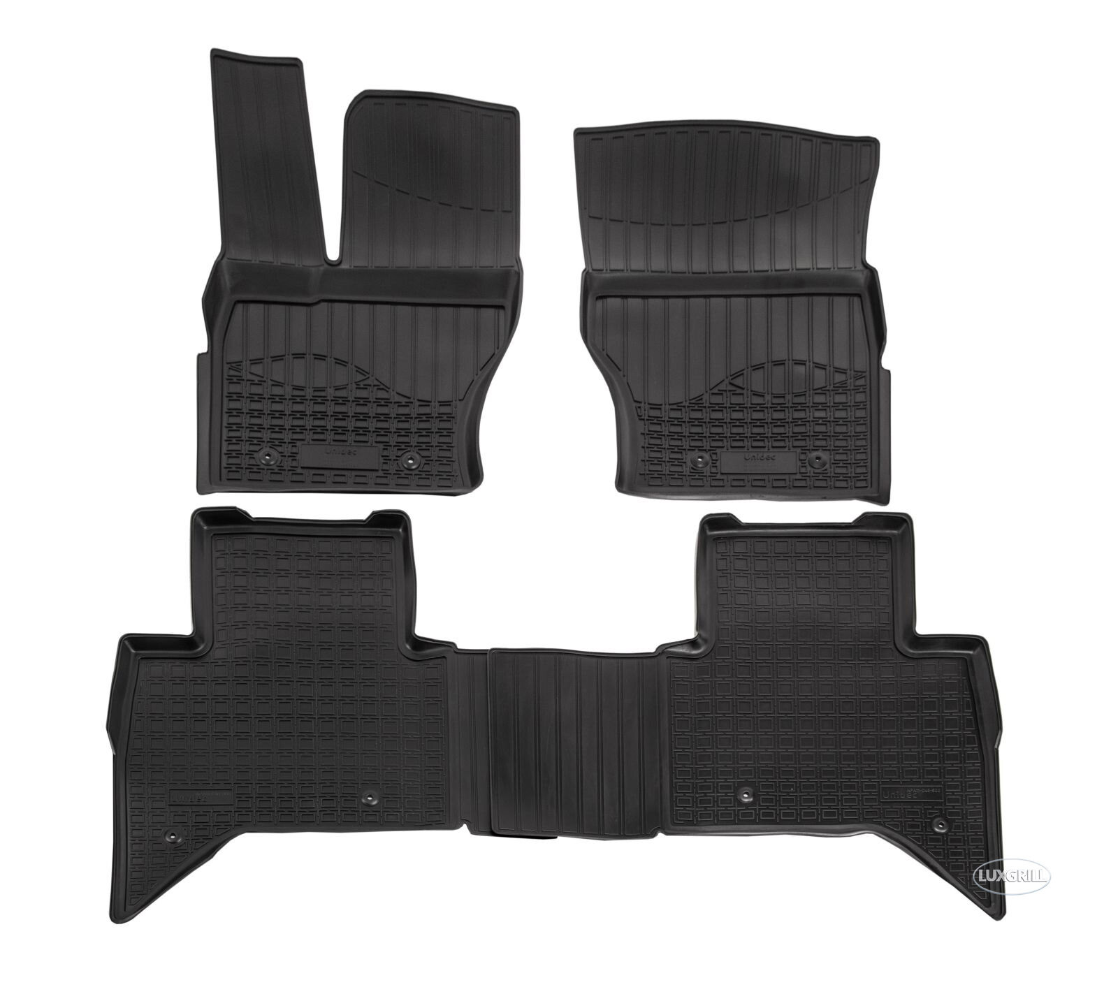 Tapis de sol caoutchouc 3D sur mesure pour Range Rover LG noir 2012-2022