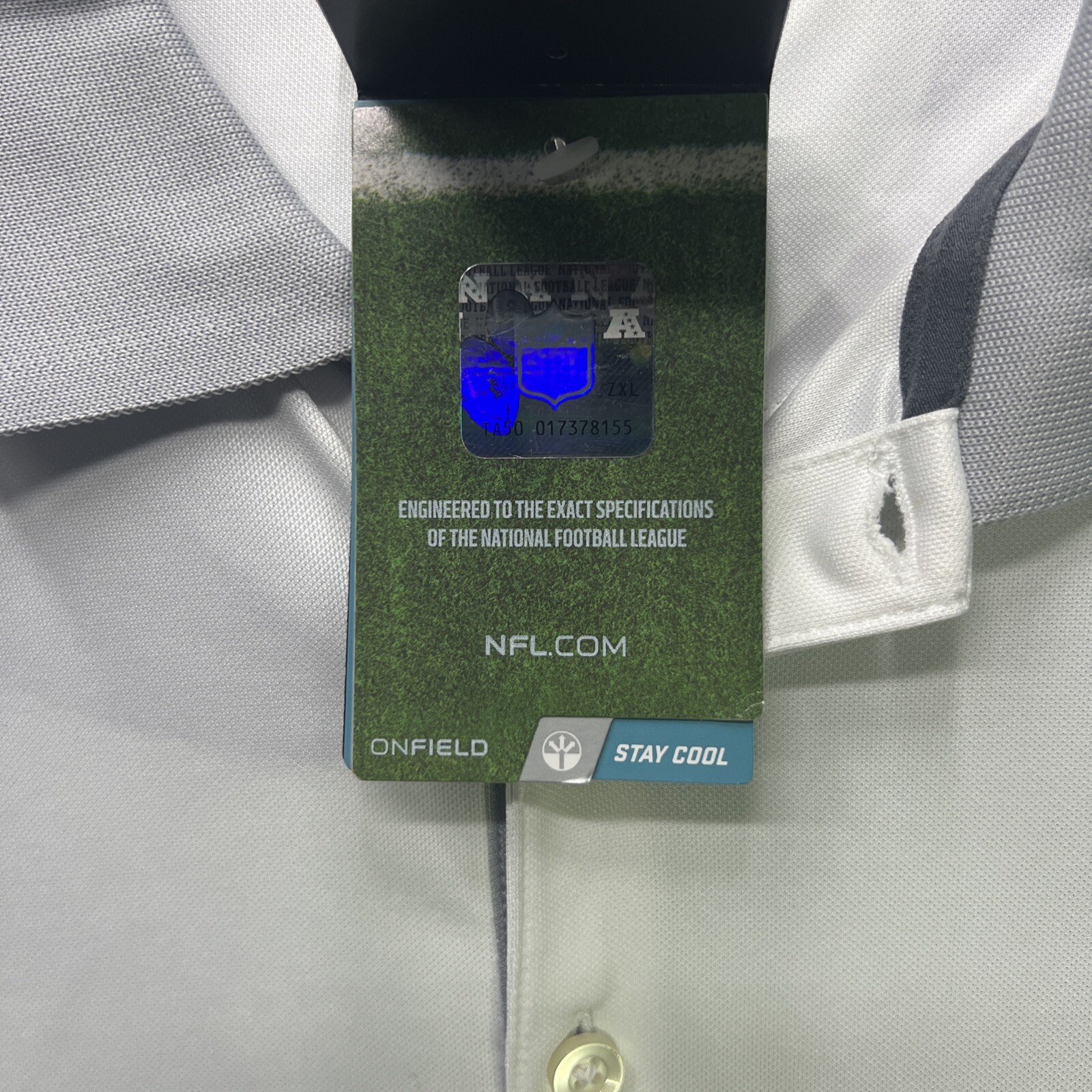 Nike Dri Fit NFL On Field Indianapolis Colts Short Sleeve Polo Shirt Men's NWT