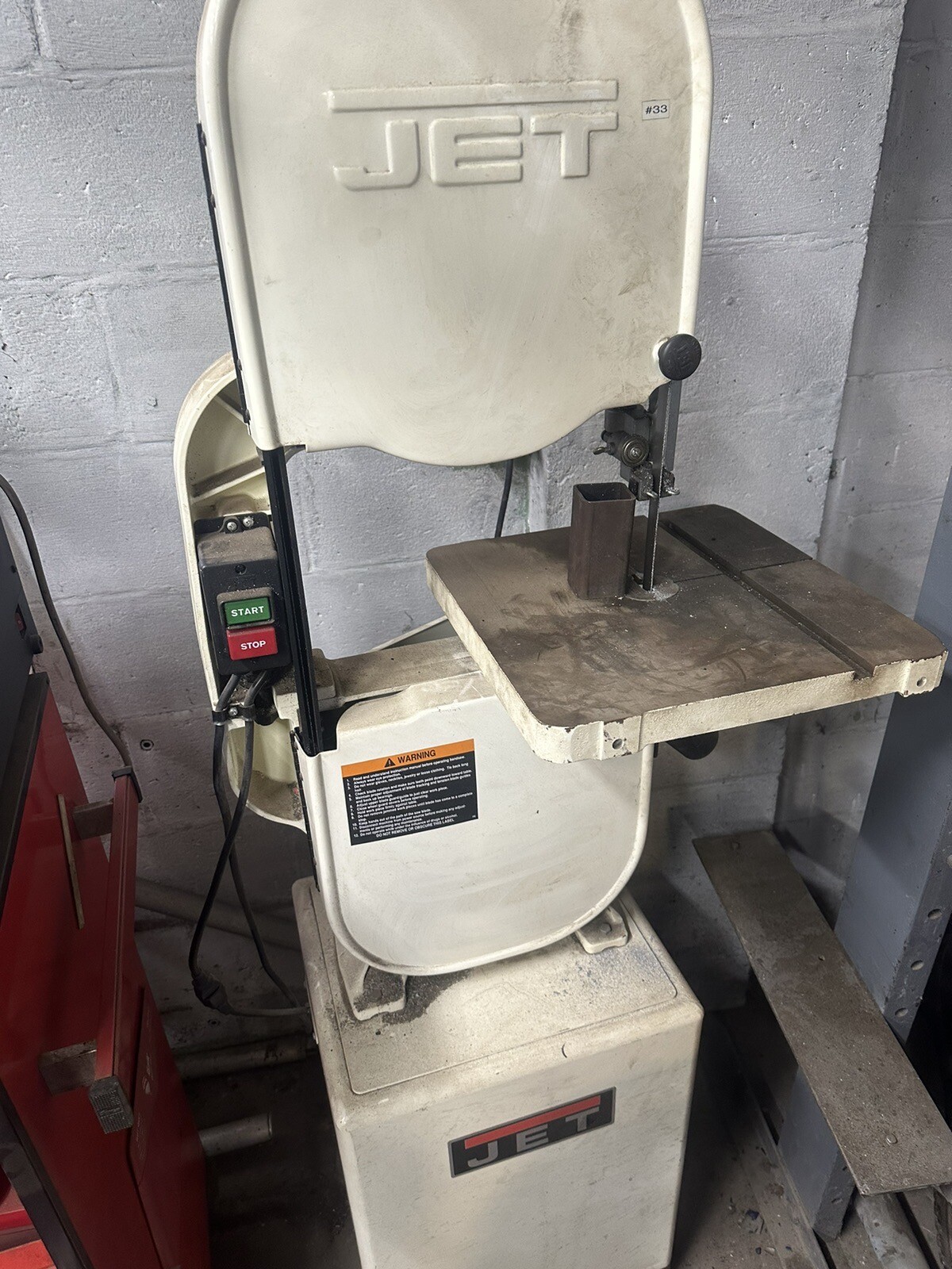 JET JWBS14CS 14 inch Band Saw With Riser Block Great Condition
