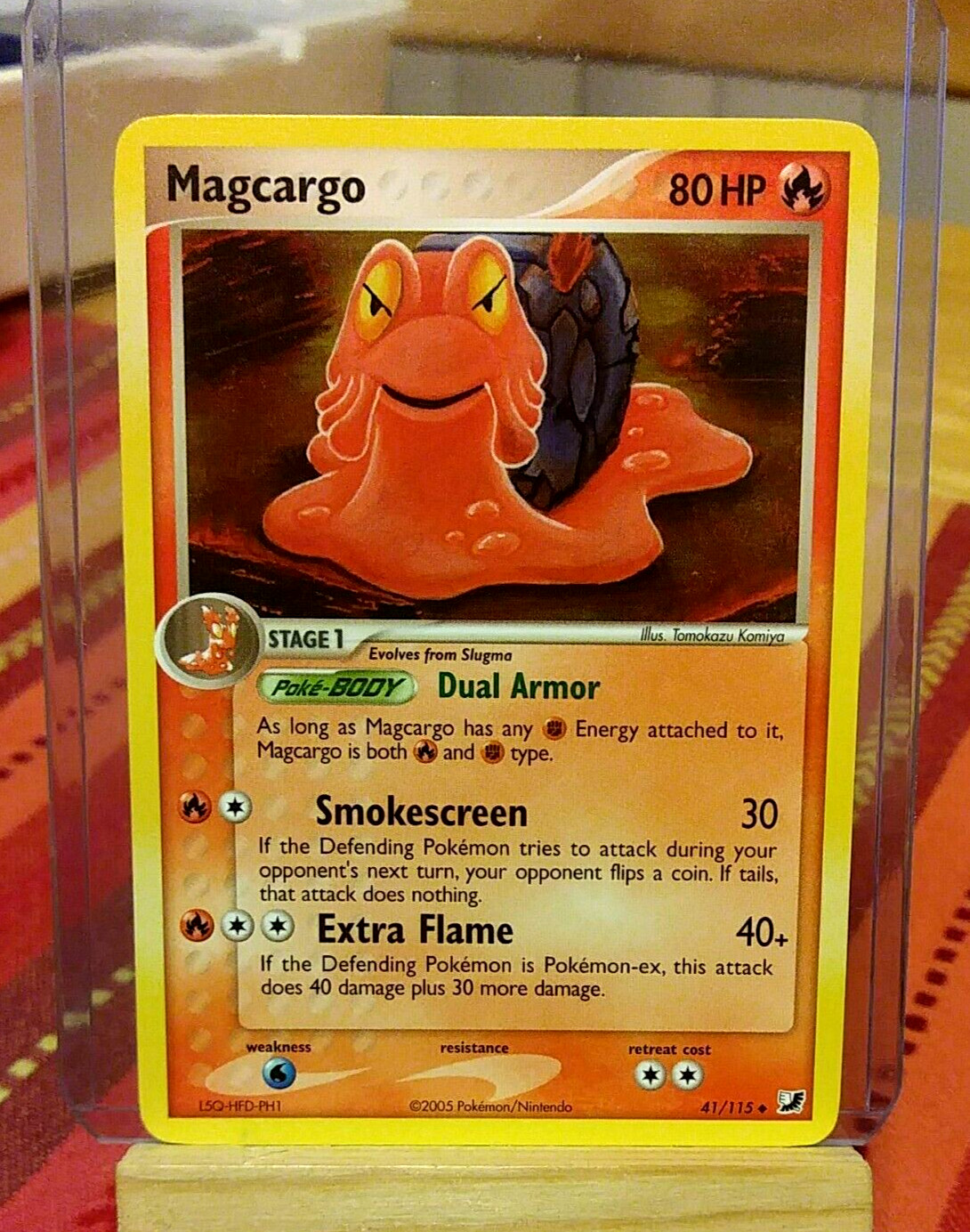 POKEMON Magcargo 41/115 EX Unseen Forces, Uncommon, NM Condition
