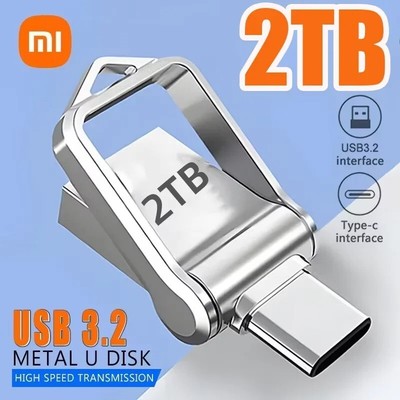 Xiaomi U Disk 2 TB USB Metall 2 in 1 Flash Drive USB 3.1 Speicherstick