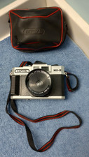 Capital MX-II 35MM Camera w/ 50mm Lens, Strap, and Case untested
